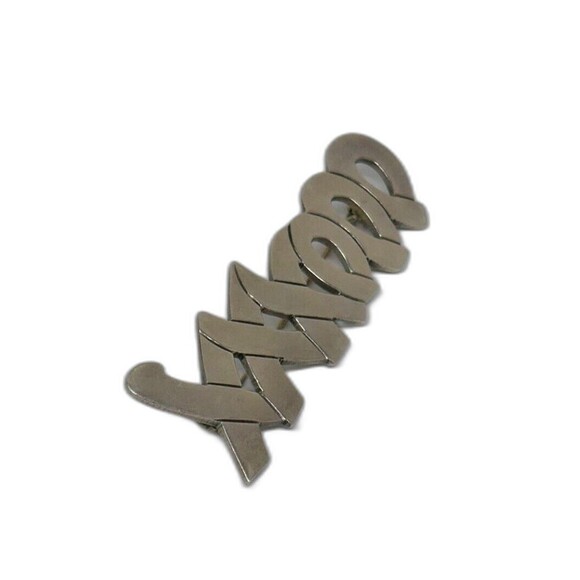 Mexican TS 01 Silver XO Love Kisses Brooch Pin - Picture 3 of 7
